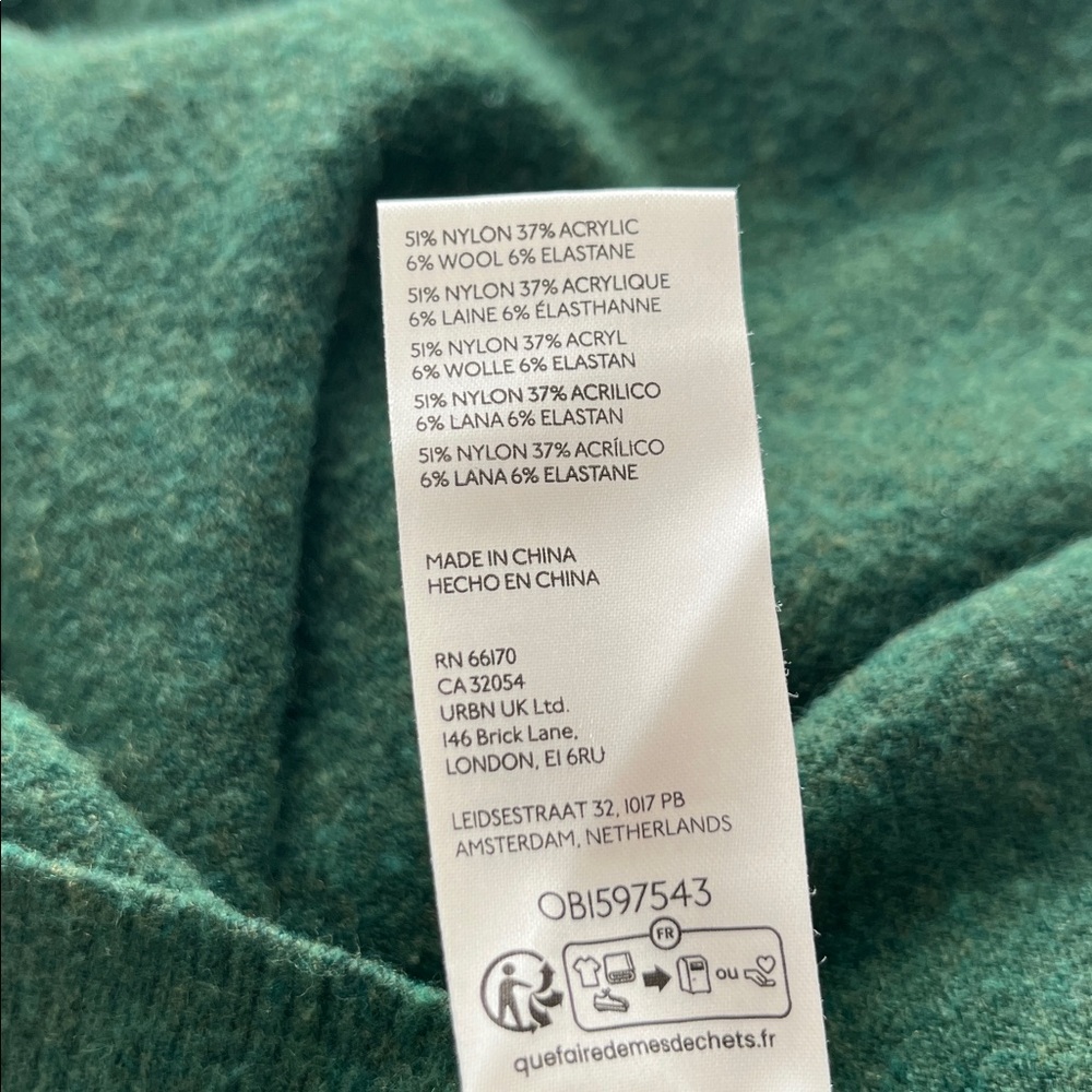 FREE PEOPLE Luna Pullover In Dark Green - Picture 6 of 6